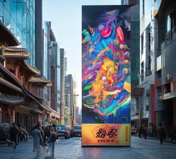 户外广告与城市对话,长安街头的现代文化