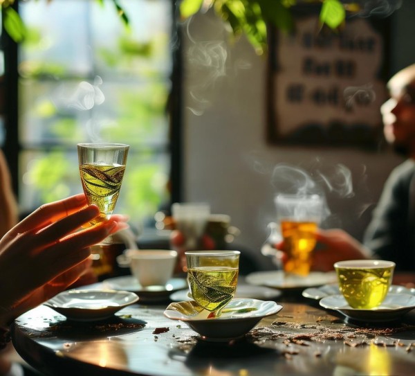 广告公司喝茶宣传语,茶叶的美,传递着我们的文化韵律