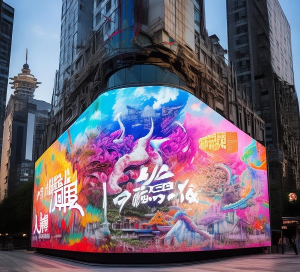 户外广告,视觉与文化的融合艺术,武汉的沉浸式体验。