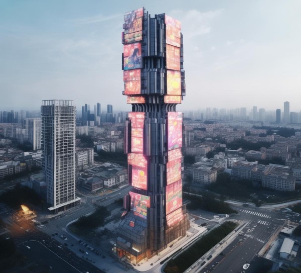 高空广告改造规划,构建城市新地标