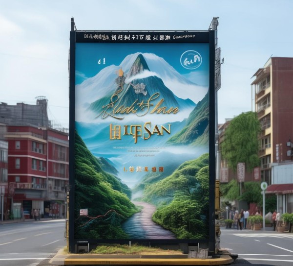灵山宣传广告公司地址，吸引游客的必经之路
