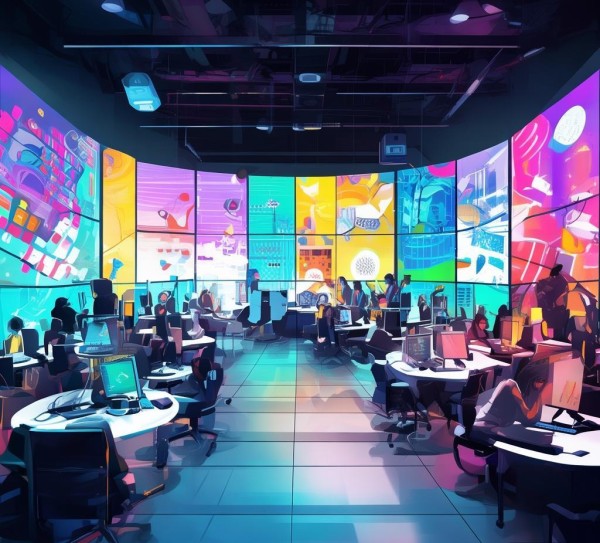广告公司专业形象与矢量图视觉魅力