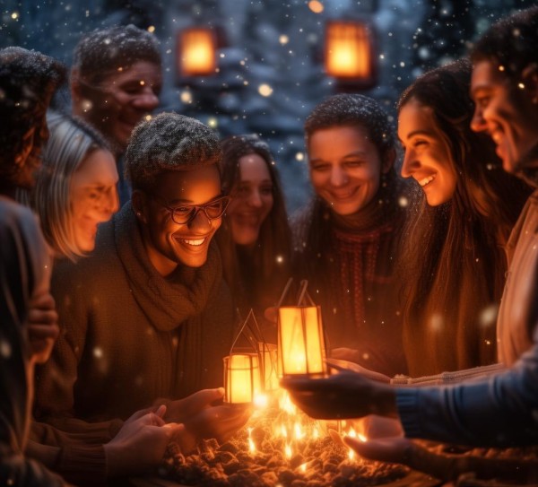 激情传递温暖与爱的祝福