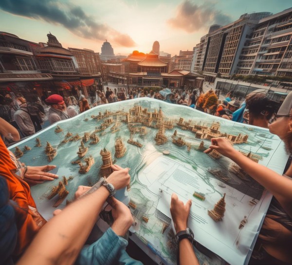 城市旅游中的文化传承，景区宣传广告案例研究