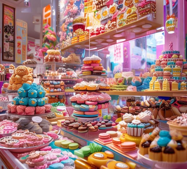 甜品店的视觉盛宴，创意营销的灵感与实践
