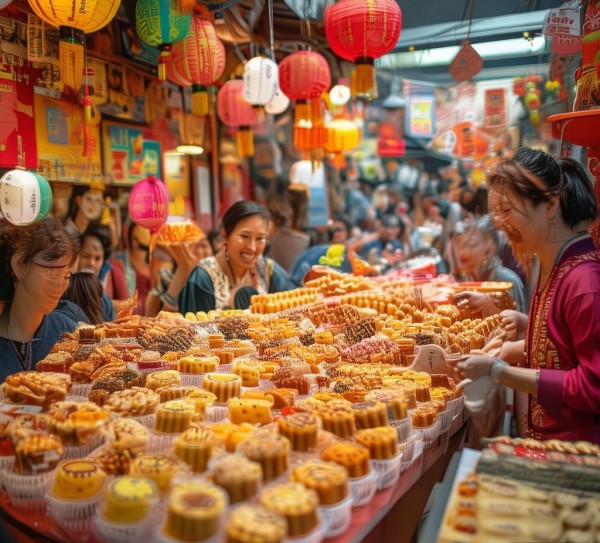 这场精心设计的市场推广——月饼的美味与健康，贴心设计，健康生活方式，健康生活理念，健康生活方案，健康生活方法，健康生活主题。