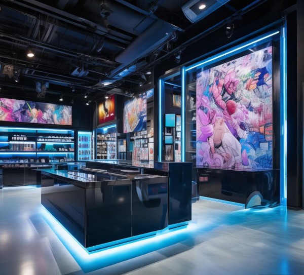 广告店装修设计，从图纸到空间的完美呈现